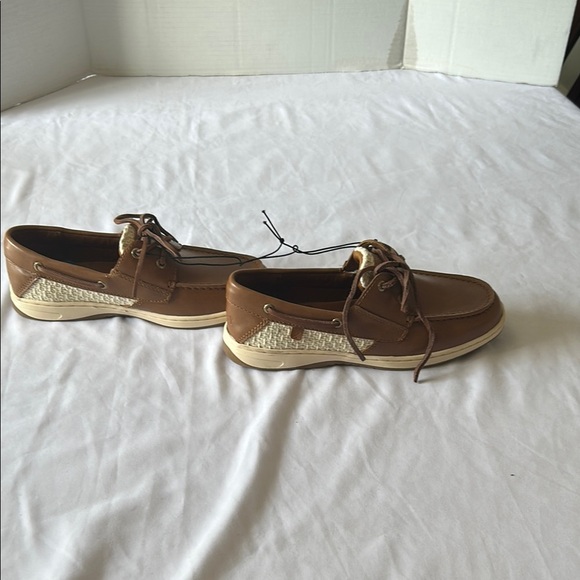 Sperry Brown Leather Boat Shoes - Picture 3 of 7